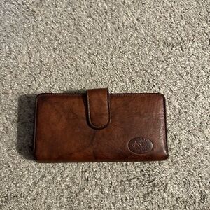 Buxton Brown Leather Wallet